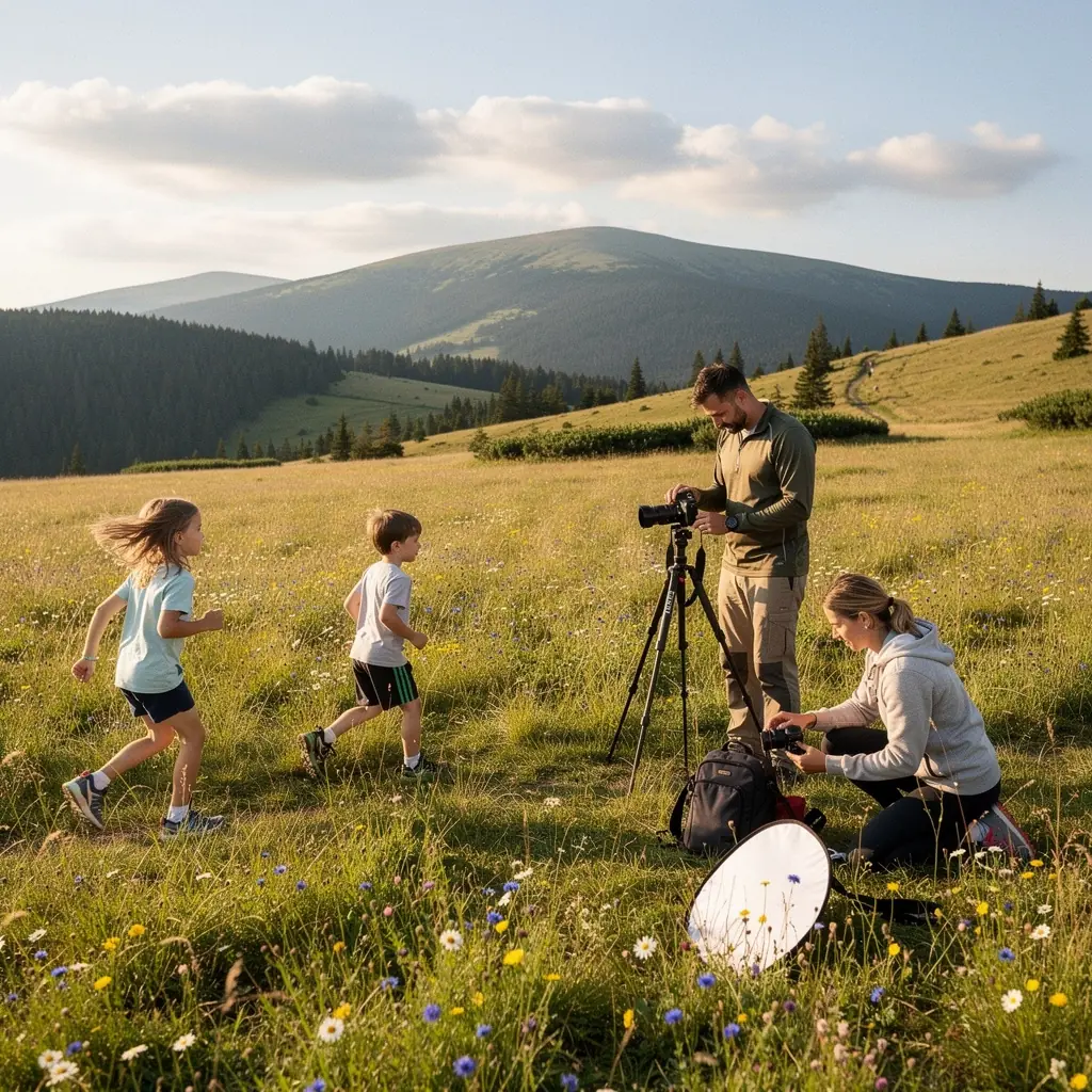 Malebný vodopád v chráněné oblasti, obklopený bujnou vegetací a klidnou atmosférou.